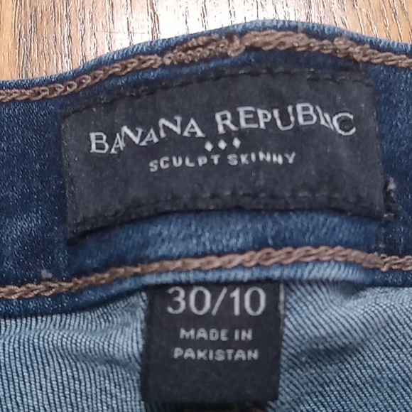 BANANA REPUBLIC Womens Jeans Preowned Used Work Office Casual Blue 30 / 10 - Picture 9 of 9